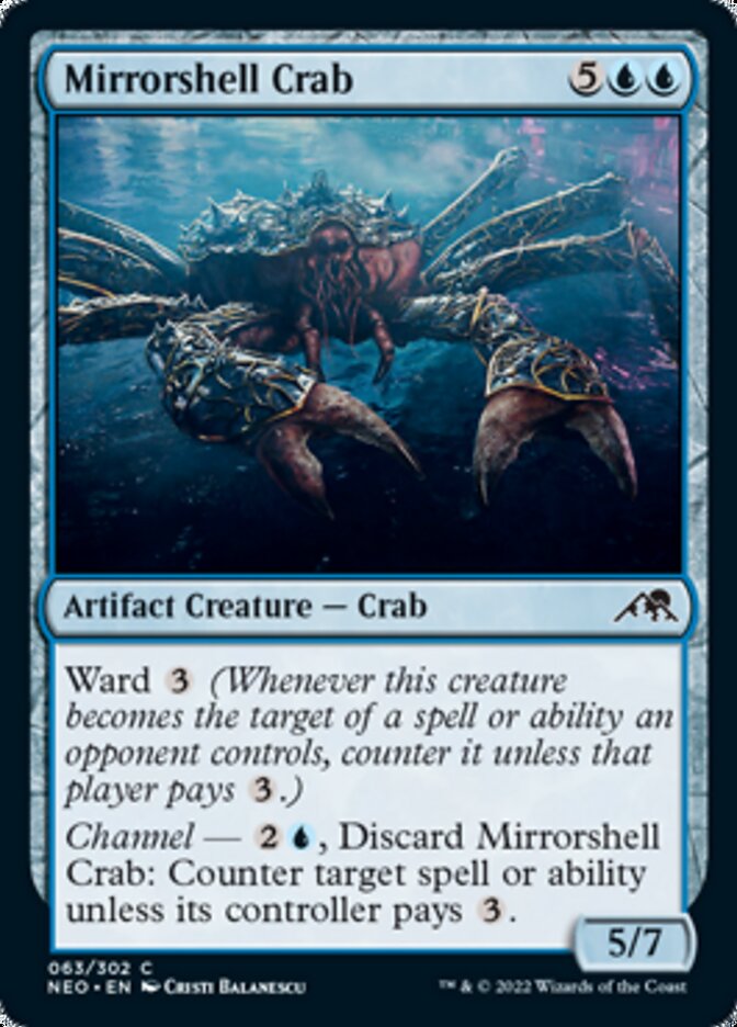 Mirrorshell Crab [Kamigawa: Neon Dynasty] | Total Play