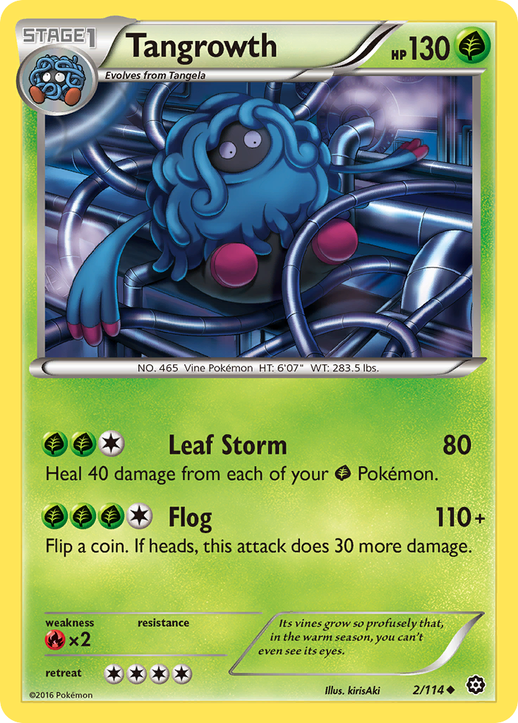 Tangrowth (2/114) [XY: Steam Siege] | Total Play