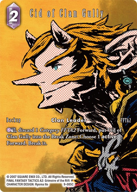 Cid of Clan Gully (Full Art) [Opus IX] | Total Play