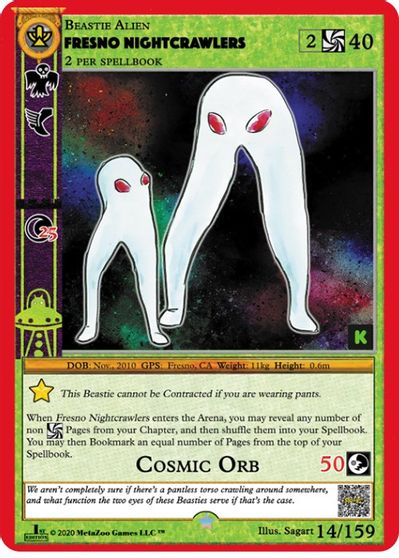 Fresno Nightcrawlers [Cryptid Nation: Kickstarter Edition] | Total Play