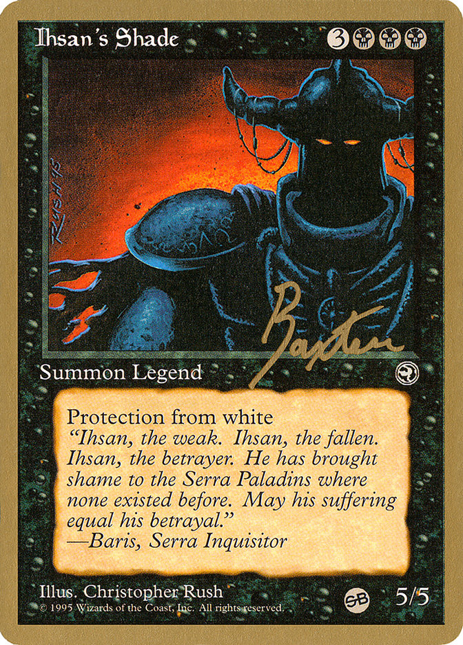 Ihsan's Shade (George Baxter) (SB) [Pro Tour Collector Set] | Total Play