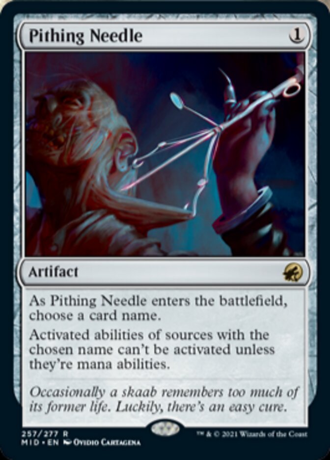 Pithing Needle [Innistrad: Midnight Hunt] | Total Play