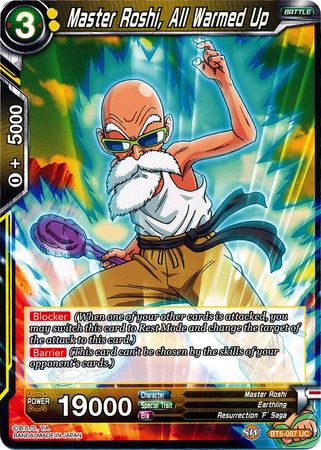 Master Roshi, All Warmed Up (BT5-087) [Miraculous Revival] | Total Play