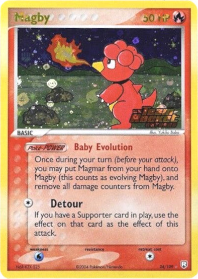 Magby (24/109) (Stamped) [EX: Team Rocket Returns] | Total Play