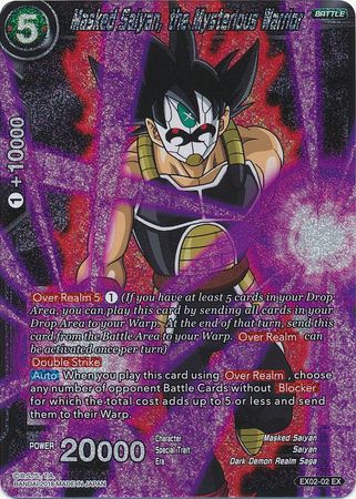 Masked Saiyan, the Mysterious Warrior (Foil) (EX02-02) [Dark Demon's Villains] | Total Play