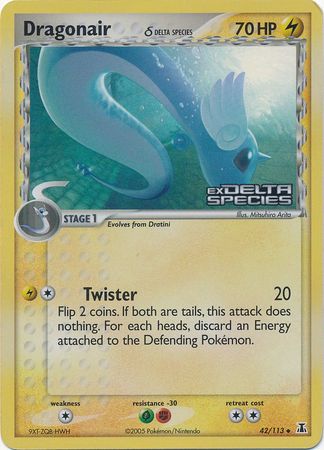 Dragonair (42/113) (Delta Species) (Stamped) [EX: Delta Species] | Total Play