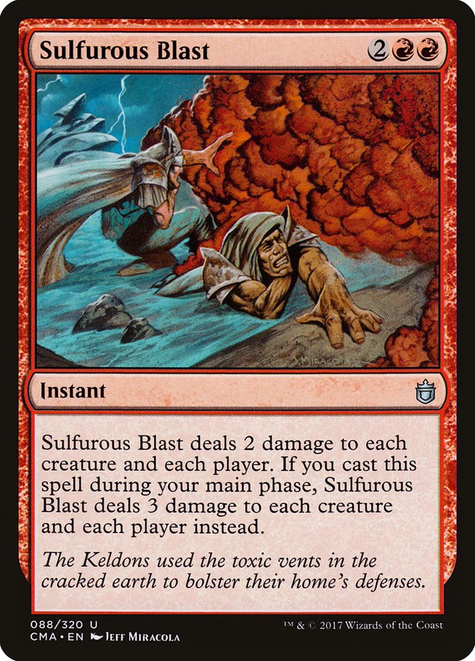 Sulfurous Blast [Commander Anthology] | Total Play