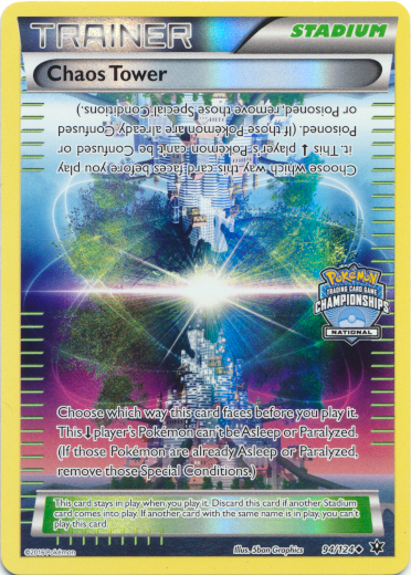 Chaos Tower (94/124) (National Championship Promo) [XY: Fates Collide] | Total Play