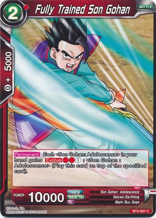 Fully Trained Son Gohan (BT2-007) [Union Force] | Total Play