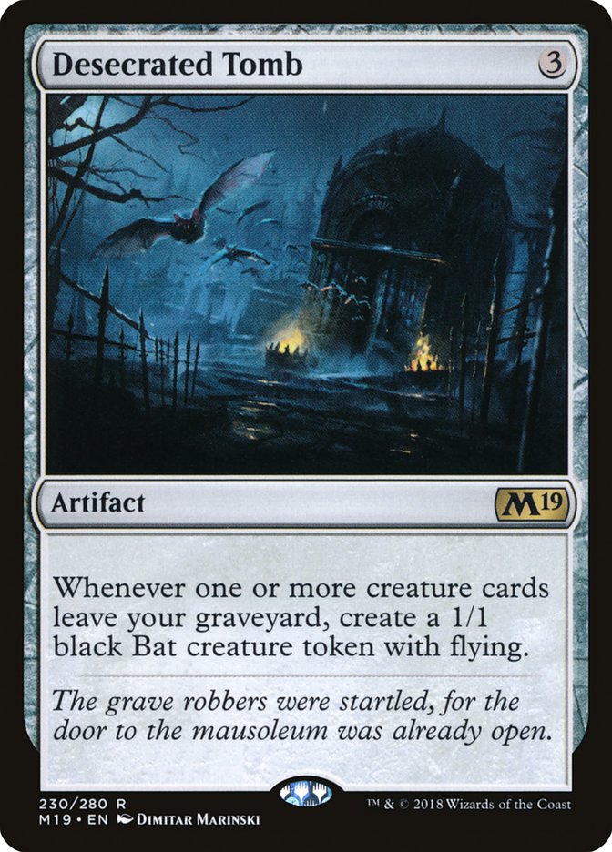 Desecrated Tomb [Core Set 2019] | Total Play