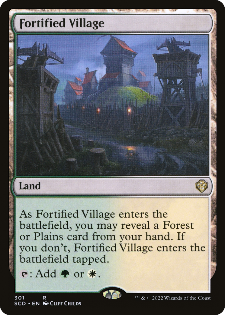 Fortified Village [Starter Commander Decks] | Total Play