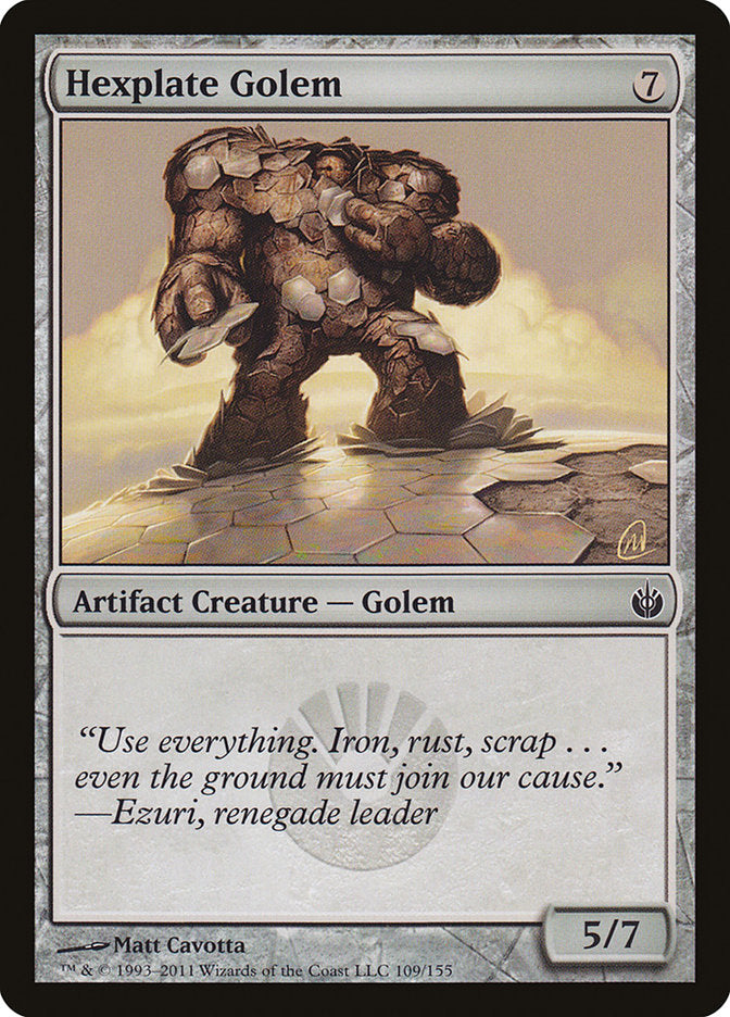 Hexplate Golem [Mirrodin Besieged] | Total Play