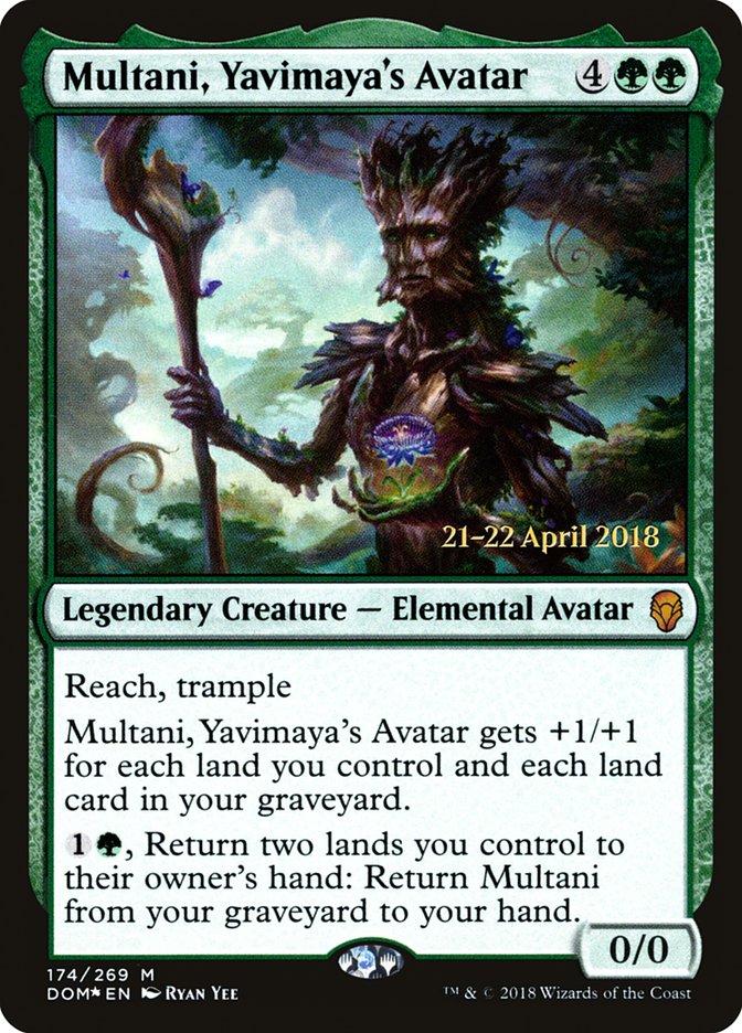 Multani, Yavimaya's Avatar [Dominaria Prerelease Promos] | Total Play