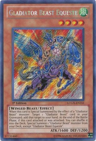 Gladiator Beast Equeste [LCGX-EN251] Secret Rare | Total Play