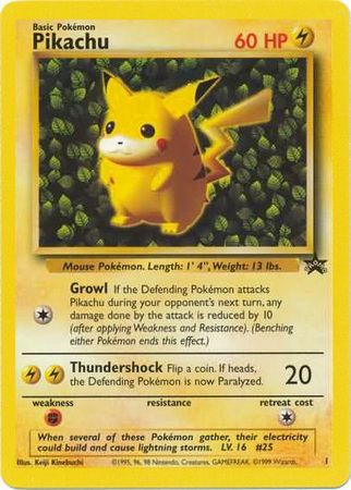 Pikachu (1) (Promo) [Wizards of the Coast: Black Star Promos] | Total Play