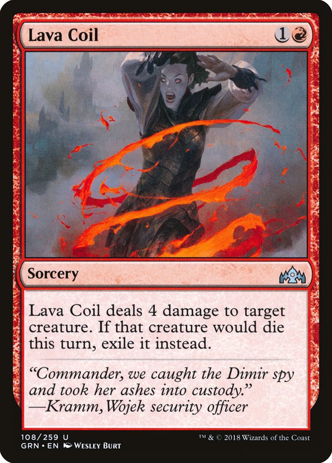 Lava Coil [Guilds of Ravnica] | Total Play