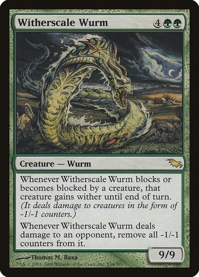 Witherscale Wurm [Shadowmoor] | Total Play