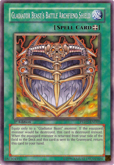 Gladiator Beast's Battle Archfiend Shield [PTDN-EN060] Common | Total Play