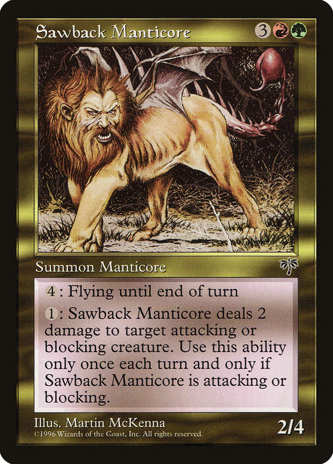 Sawback Manticore [Mirage] | Total Play