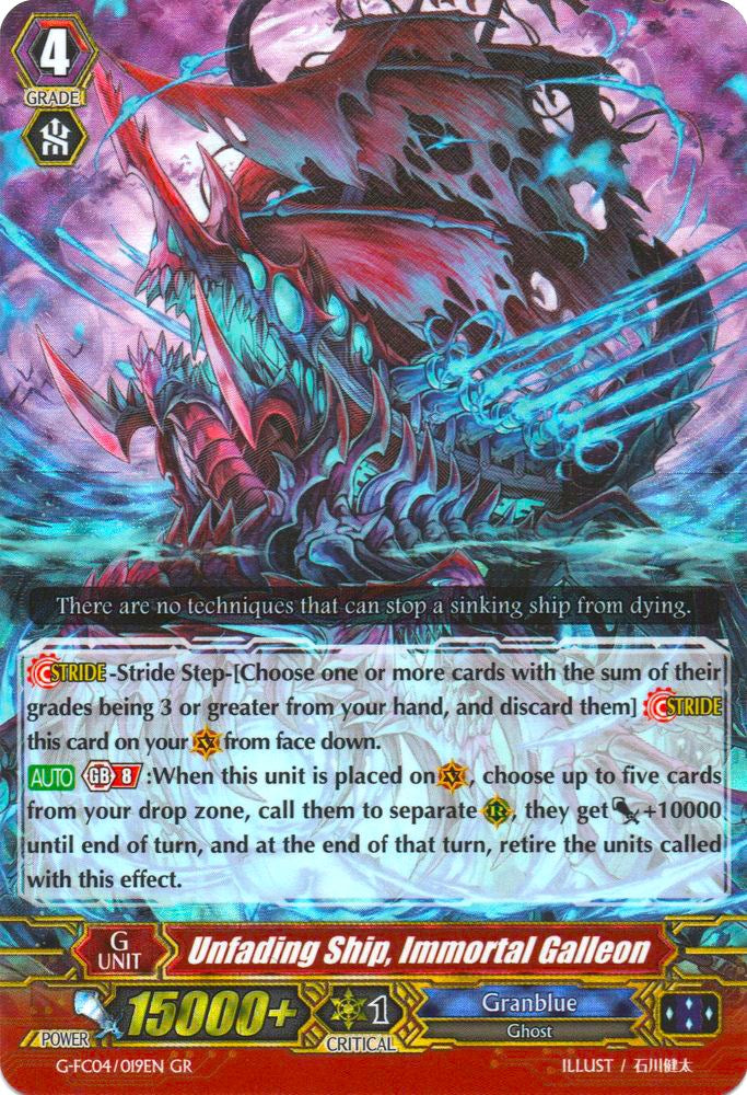 Unfading Ship, Immortal Galleon (G-FC04/019EN) [Fighters Collection 2017] | Total Play