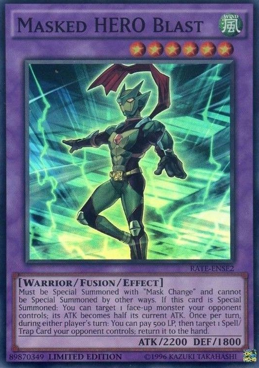 Masked HERO Blast [RATE-ENSE2] Super Rare | Total Play