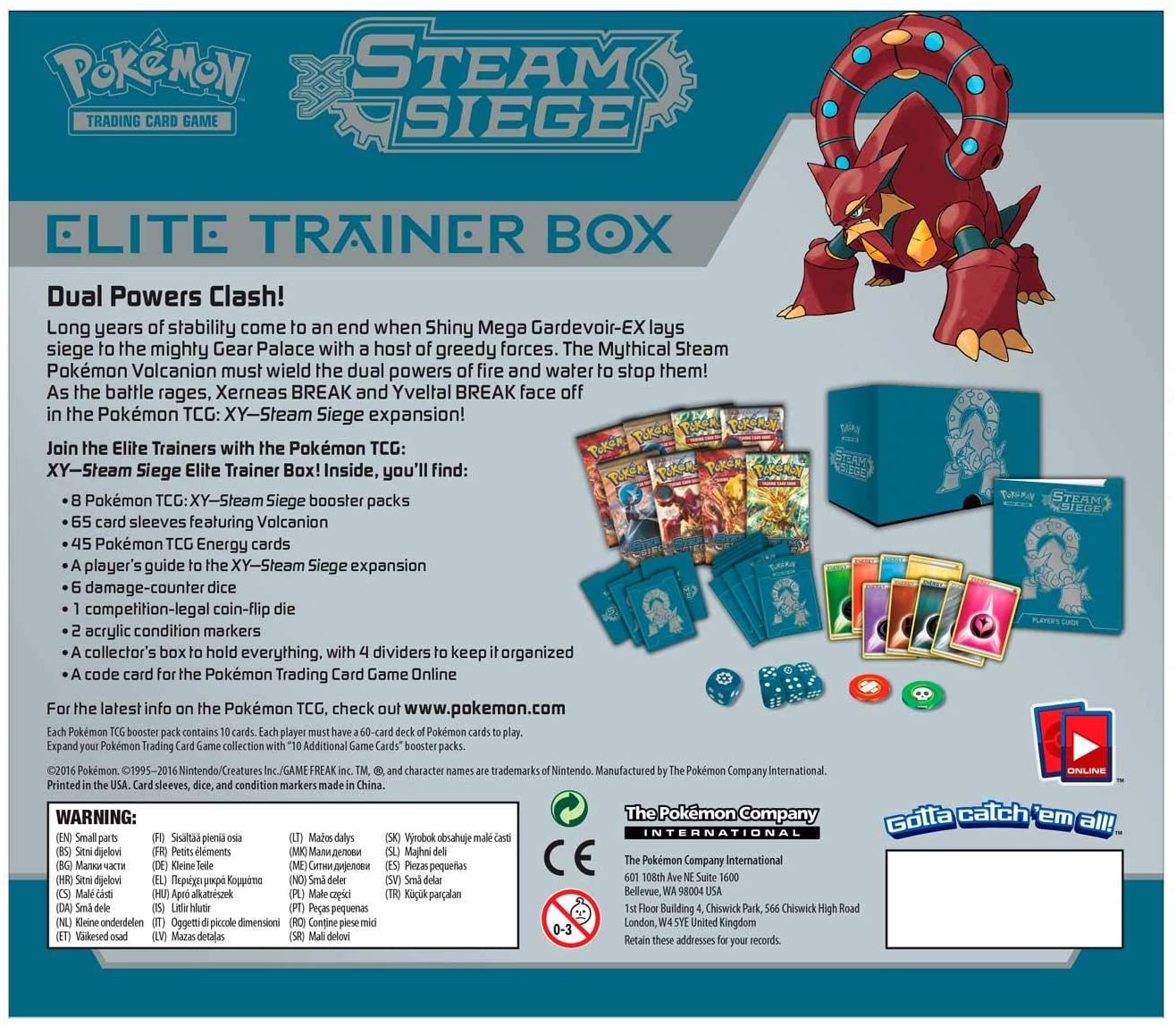 XY: Steam Siege - Elite Trainer Box | Total Play