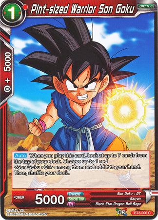 Pint-sized Warrior Son Goku (BT3-006) [Cross Worlds] | Total Play