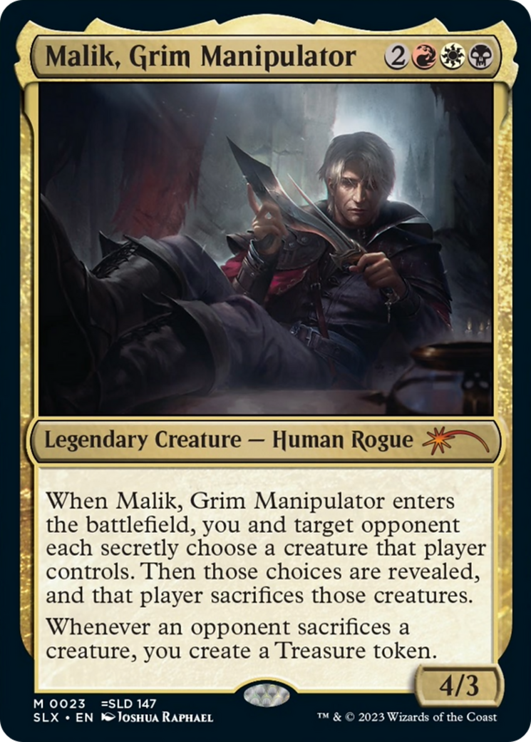 Malik, Grim Manipulator [Secret Lair: Universes Within] | Total Play