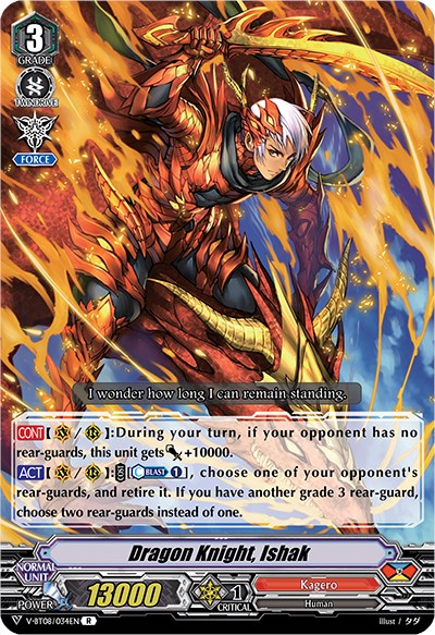 Dragon Knight, Ishak (V-BT08/034EN R) [Silverdust Blaze] | Total Play
