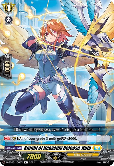 Knight of Heavenly Release, Hulp (D-BT03/106EN) [Advance of Intertwined Stars] | Total Play