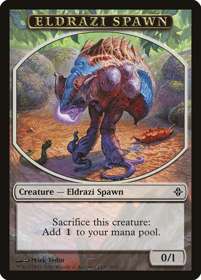 Eldrazi Spawn Token (1b/5) [Rise of the Eldrazi Tokens] | Total Play