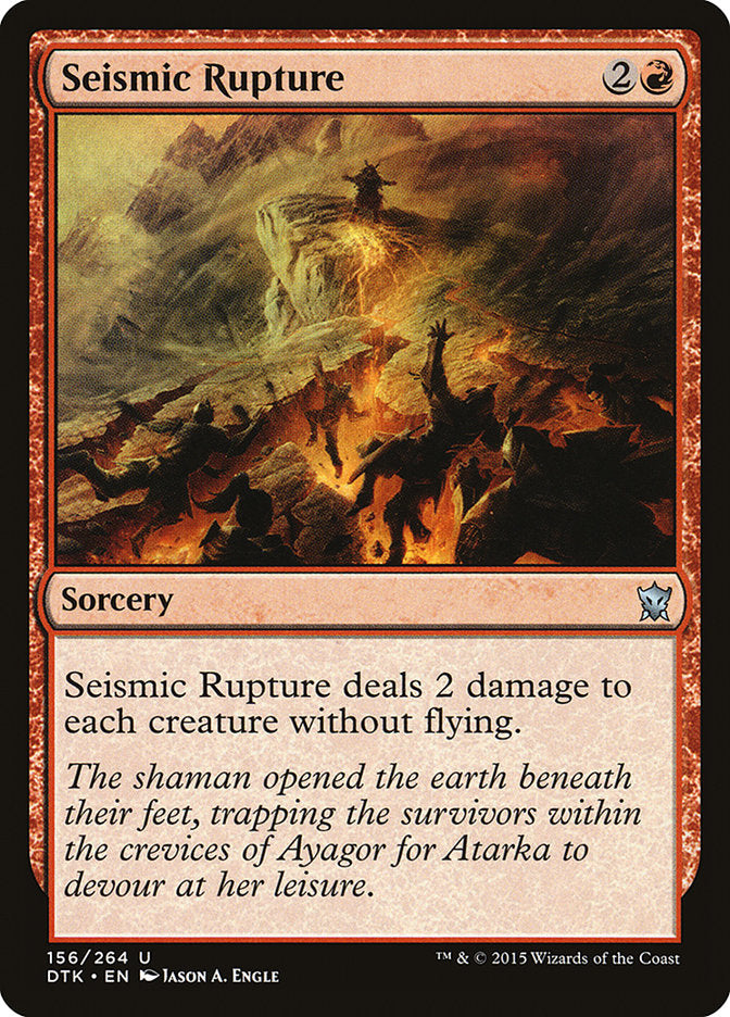 Seismic Rupture [Dragons of Tarkir] | Total Play