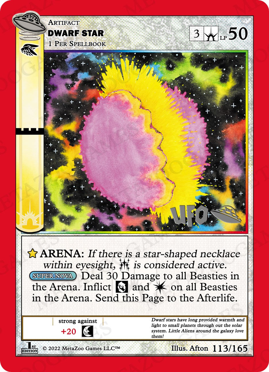 Dwarf Star [Cryptid Nation: UFO First Edition Spoiler Pack] | Total Play