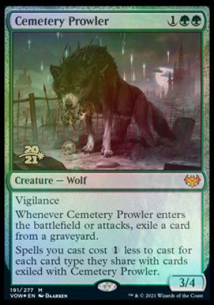 Cemetery Prowler [Innistrad: Crimson Vow Prerelease Promos] | Total Play