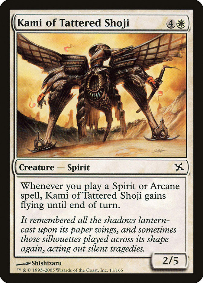 Kami of Tattered Shoji [Betrayers of Kamigawa] | Total Play