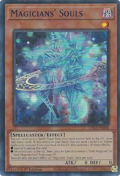 Magicians' Souls (Blue) [LDS3-EN088] Ultra Rare | Total Play