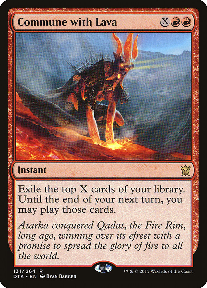 Commune with Lava [Dragons of Tarkir] | Total Play