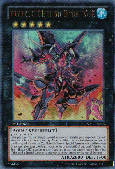 Number C101: Silent Honor DARK [LVAL-EN046] Ultra Rare | Total Play