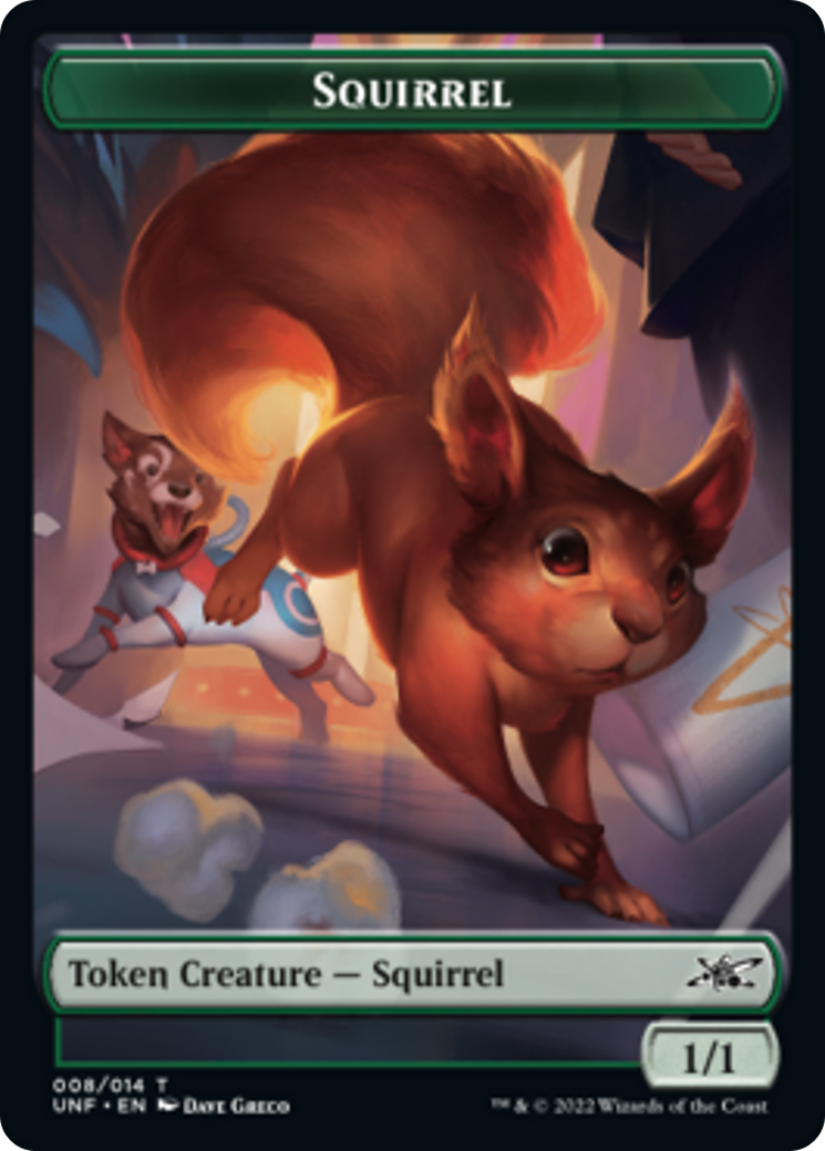 Squirrel // Storm Crow Double-Sided Token [Unfinity Tokens] | Total Play