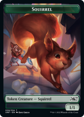 Squirrel // Treasure (013) Double-Sided Token [Unfinity Tokens] | Total Play