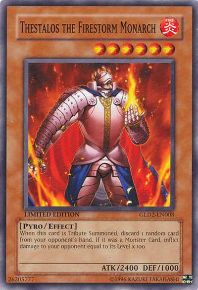 Thestalos the Firestorm Monarch [GLD2-EN008] Common | Total Play
