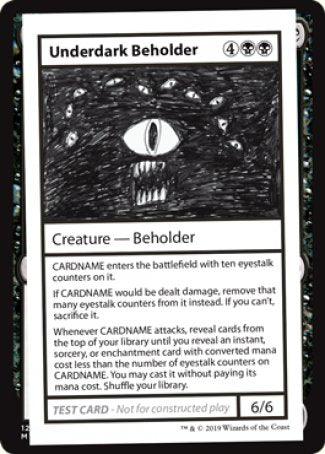 Underdark Beholder (2021 Edition) [Mystery Booster Playtest Cards] | Total Play