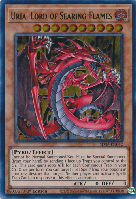 Uria, Lord of Searing Flames [SDSA-EN042] Ultra Rare | Total Play