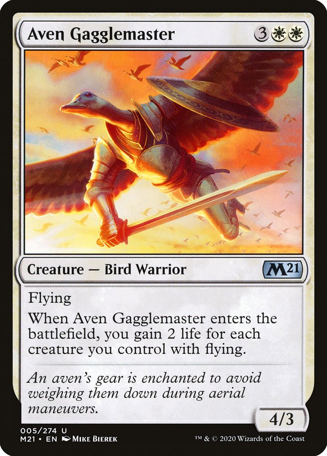 Aven Gagglemaster [Core Set 2021] | Total Play