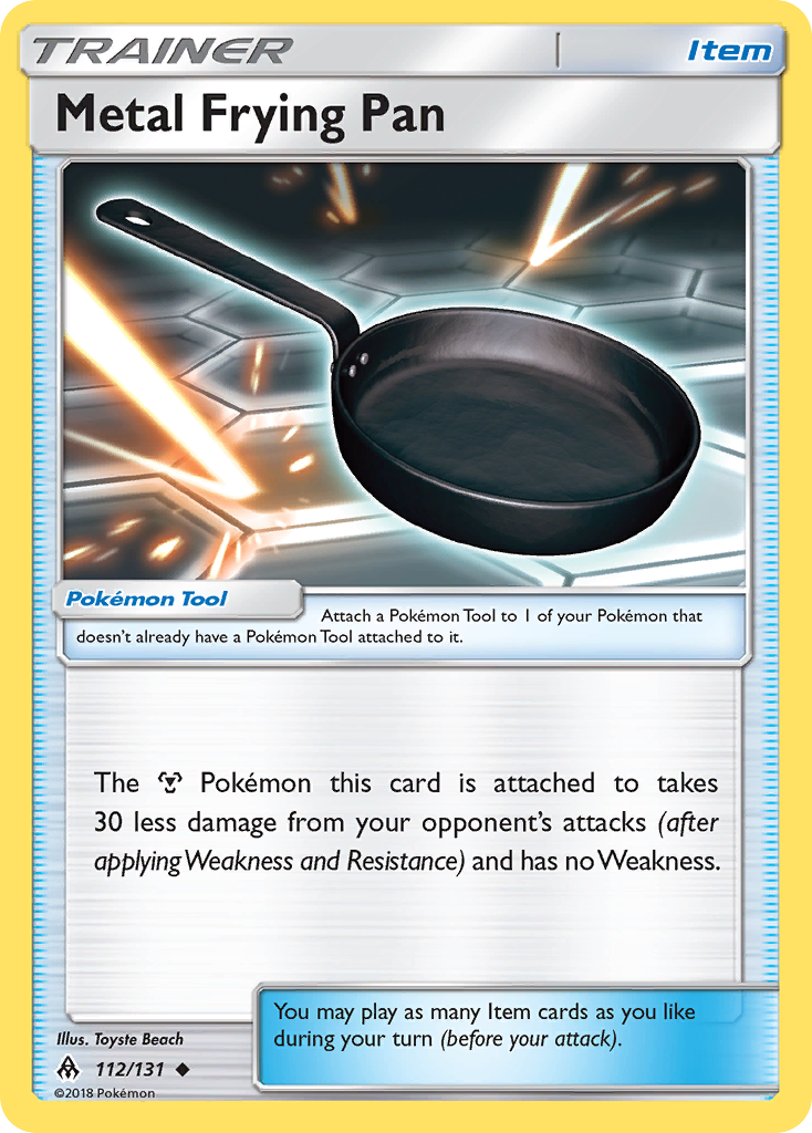 Metal Frying Pan (112/131) [Sun & Moon: Forbidden Light] | Total Play