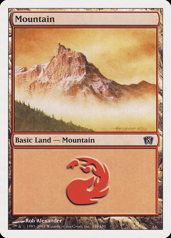 Mountain (346) [Eighth Edition] | Total Play