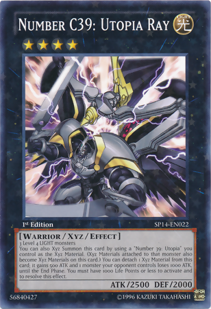 Number C39: Utopia Ray [SP14-EN022] Starfoil Rare | Total Play