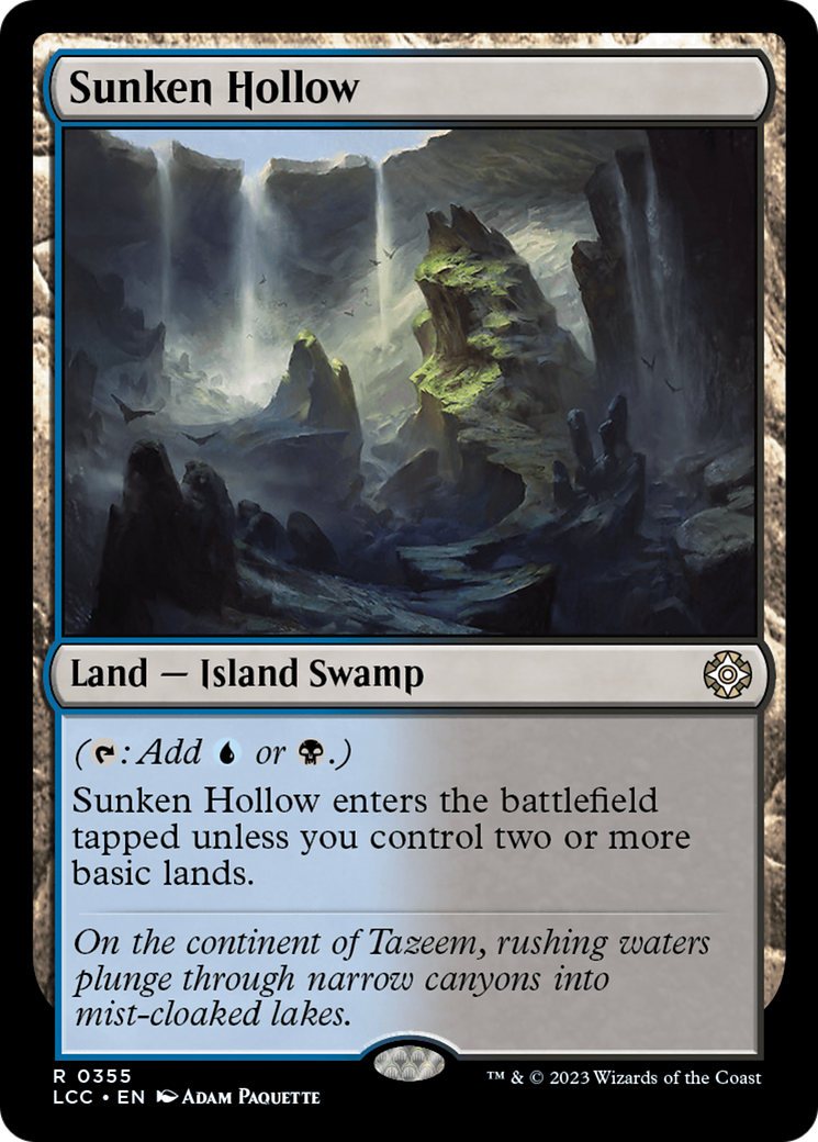 Sunken Hollow [The Lost Caverns of Ixalan Commander] | Total Play