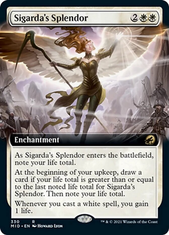 Sigarda's Splendor (Extended Art) [Innistrad: Midnight Hunt] | Total Play