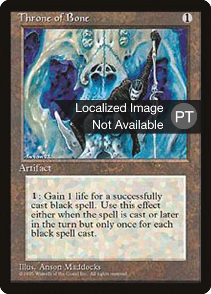 Throne of Bone [Fourth Edition (Foreign Black Border)] | Total Play